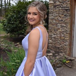 Lavender Sherri Hill Prom Dress